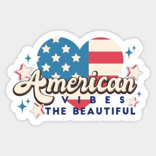 American Vibes Sticker